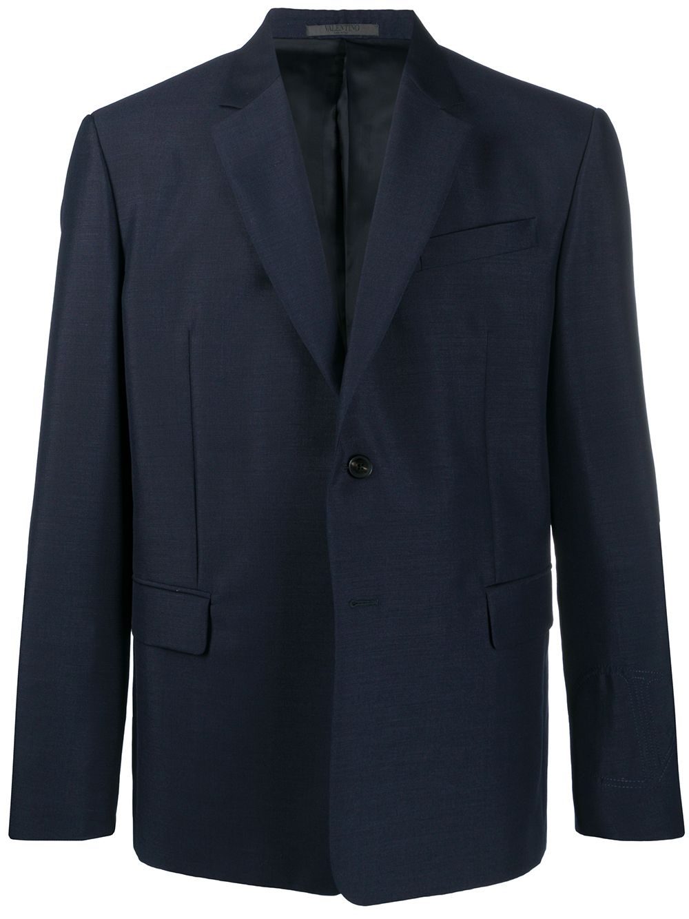 Valentino Garavani single-breasted blazer - Blue von Valentino Garavani