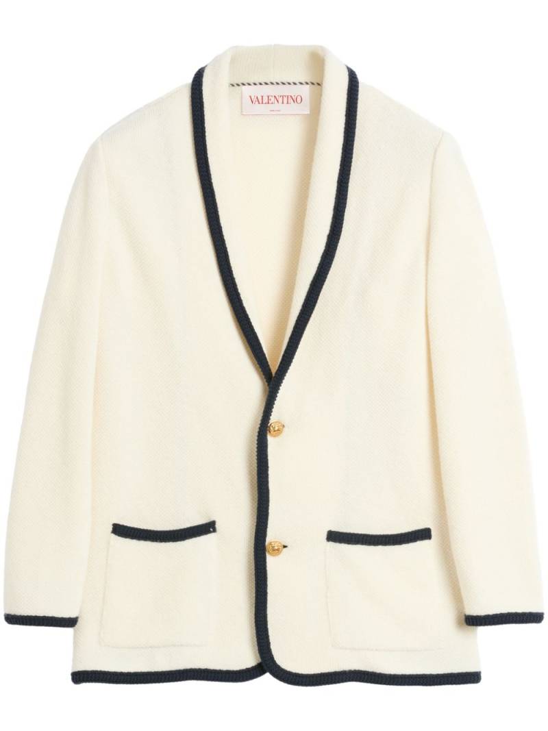 Valentino Garavani single-breasted jacket - White von Valentino Garavani