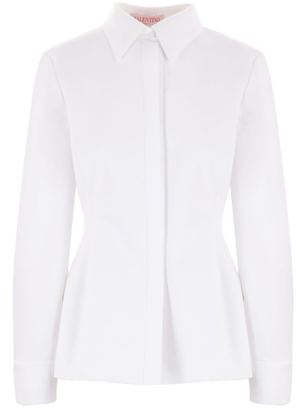 Valentino Garavani slim-cut long-sleeve shirt - White von Valentino Garavani