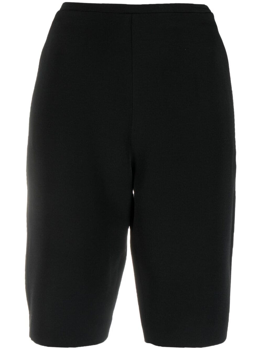 Valentino Garavani slim-fit wool-silk shorts - Black von Valentino Garavani