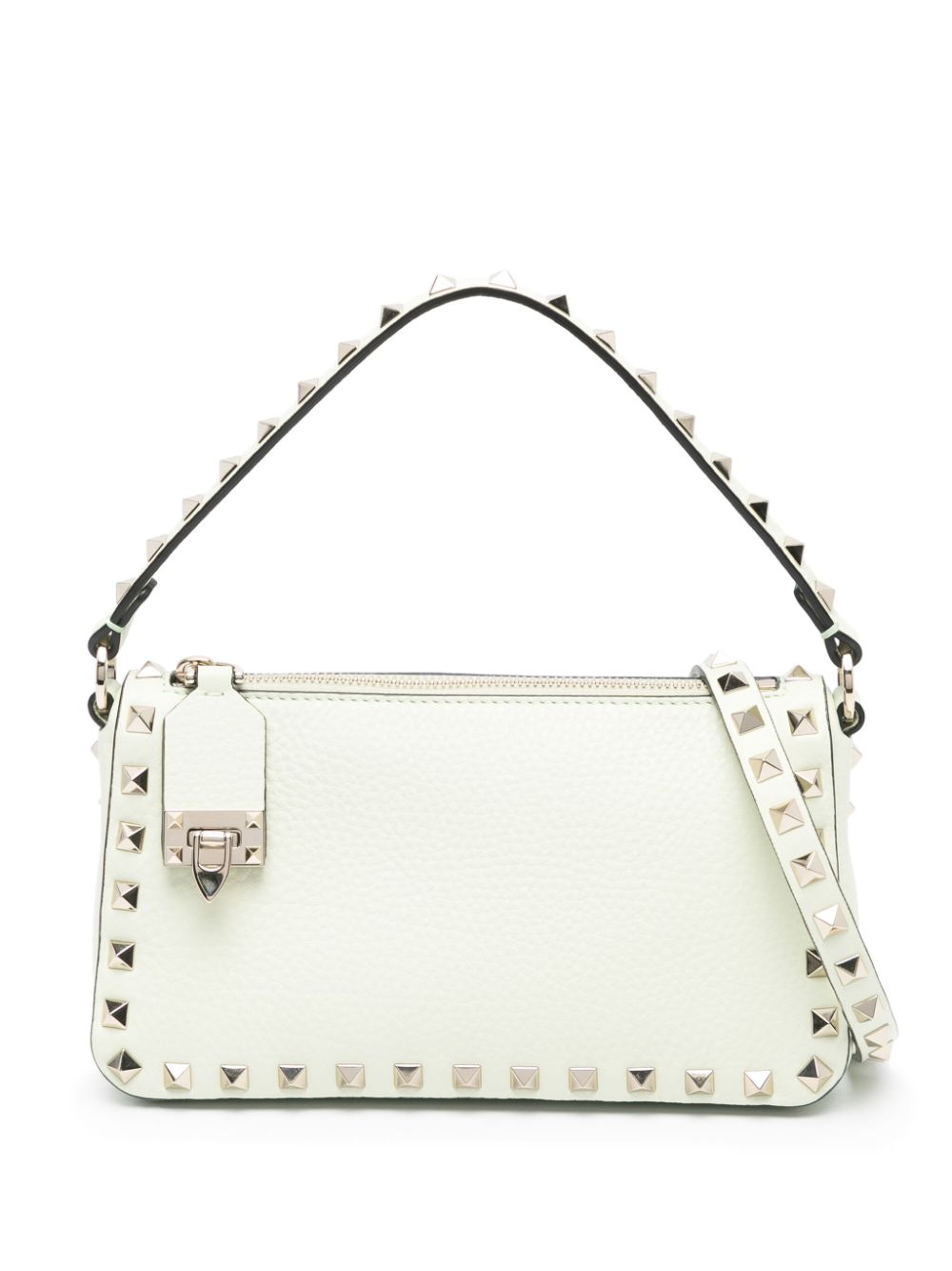 Valentino Garavani small Rockstud-embellished crossbody bag - Green von Valentino Garavani