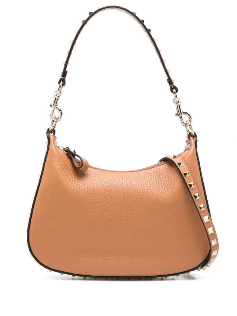 Valentino Garavani small Rockstud shoulder bag - Brown von Valentino Garavani