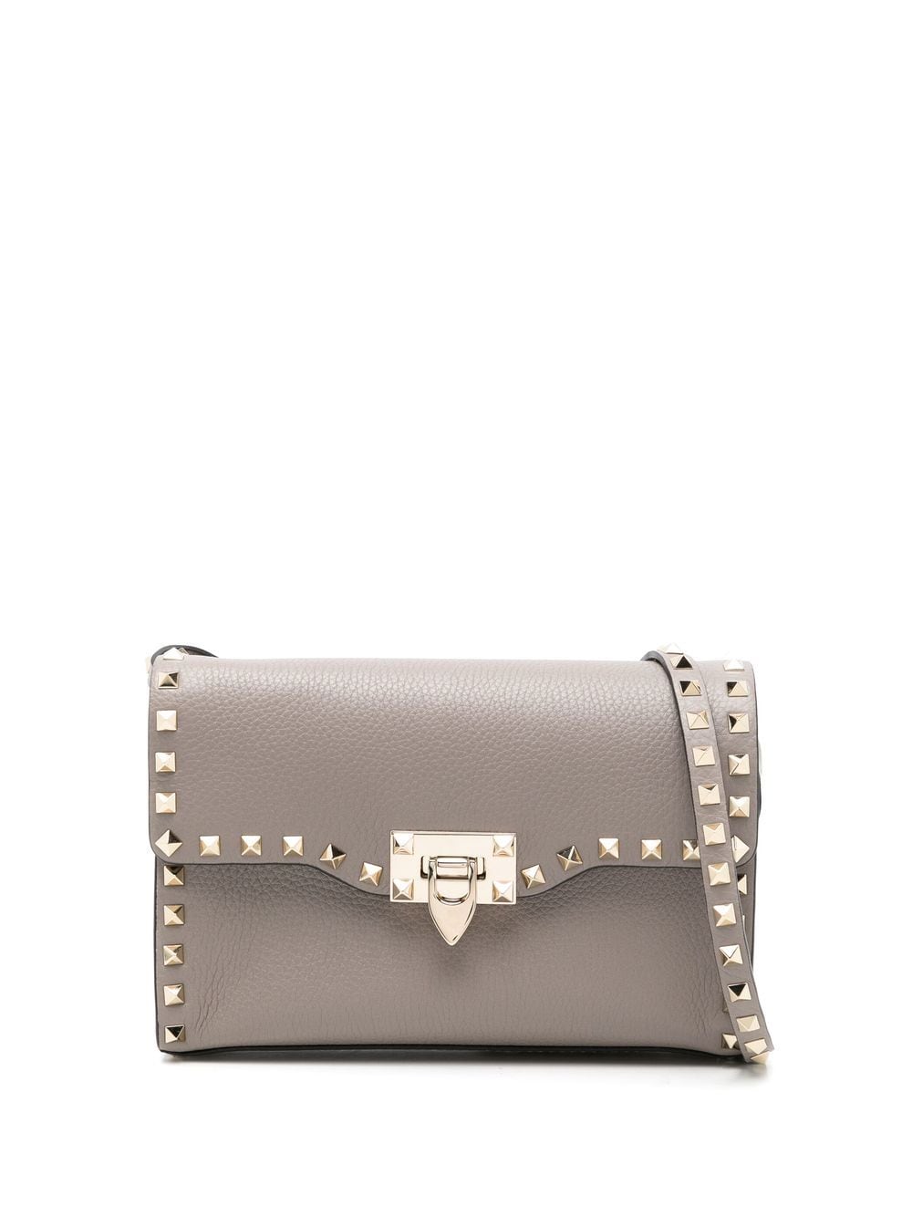 Valentino Garavani small Rockstud shoulder bag - Grey von Valentino Garavani