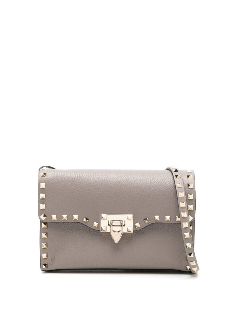 Valentino Garavani small Rockstud shoulder bag - Grey von Valentino Garavani