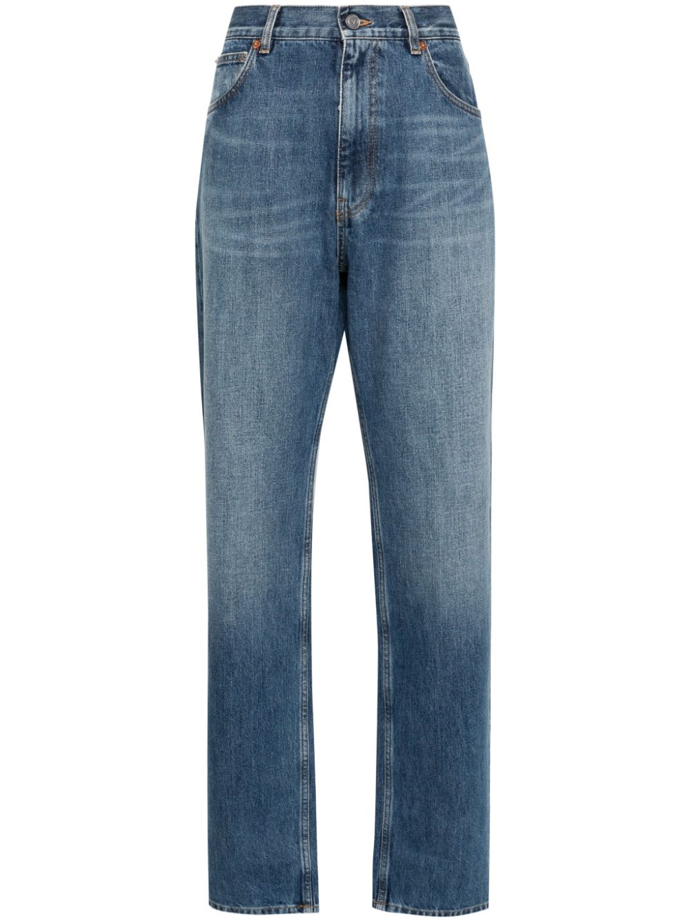 Valentino Garavani straight-leg jeans - Blue von Valentino Garavani