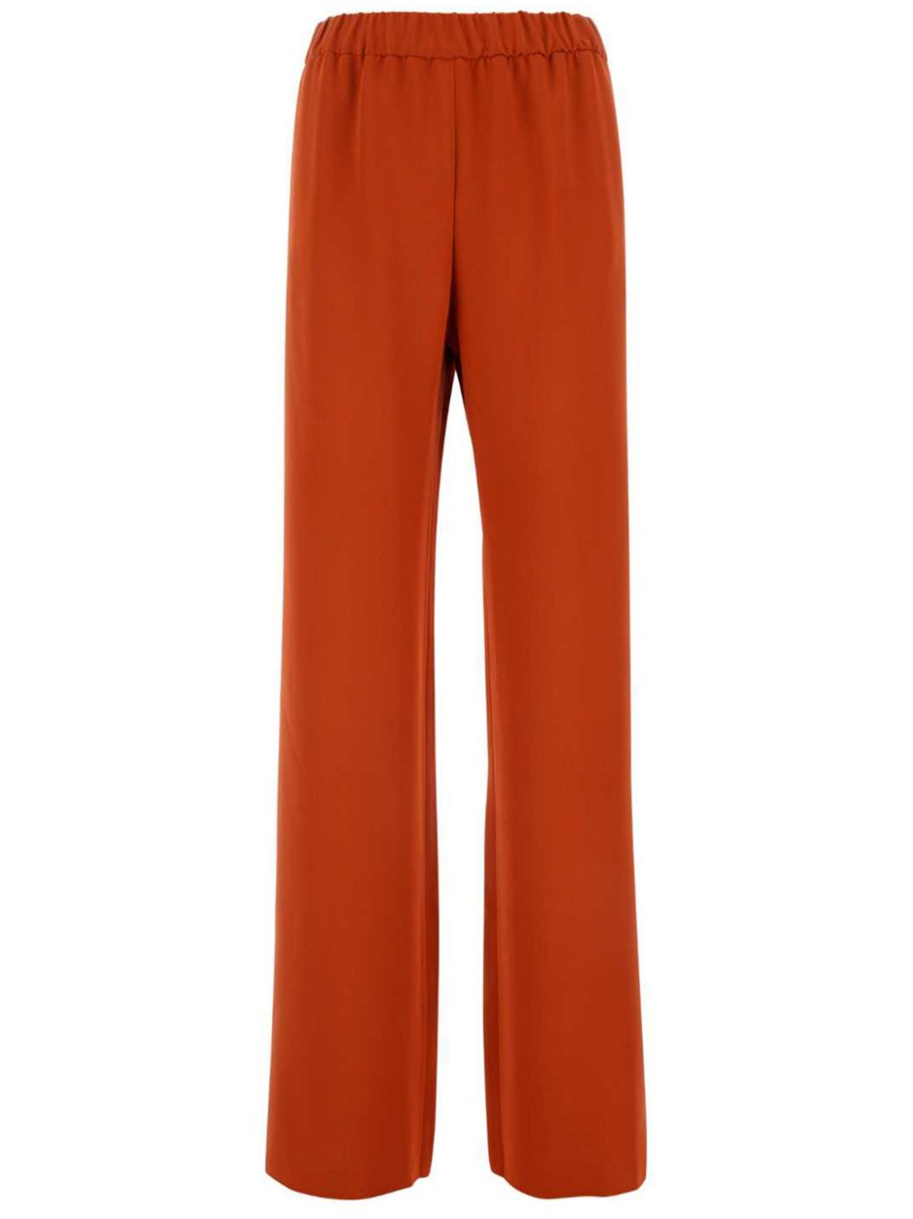 Valentino Garavani straight-leg silk trousers - Orange von Valentino Garavani