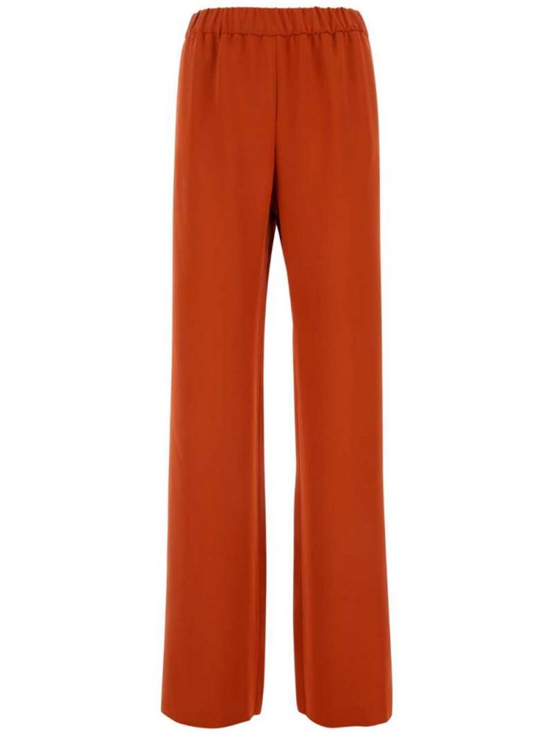 Valentino Garavani straight-leg silk trousers - Orange von Valentino Garavani