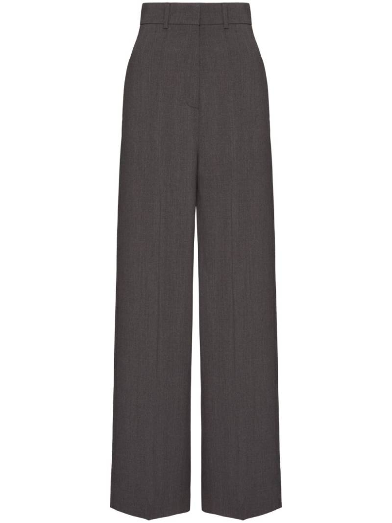 Valentino Garavani straight-leg trousers - Grey von Valentino Garavani