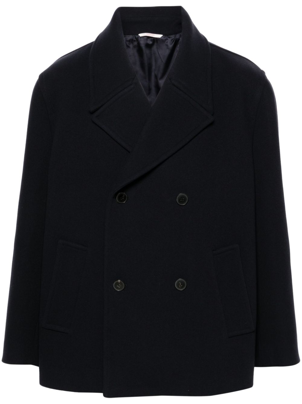 Valentino Garavani virgin-wool coat - Blue von Valentino Garavani