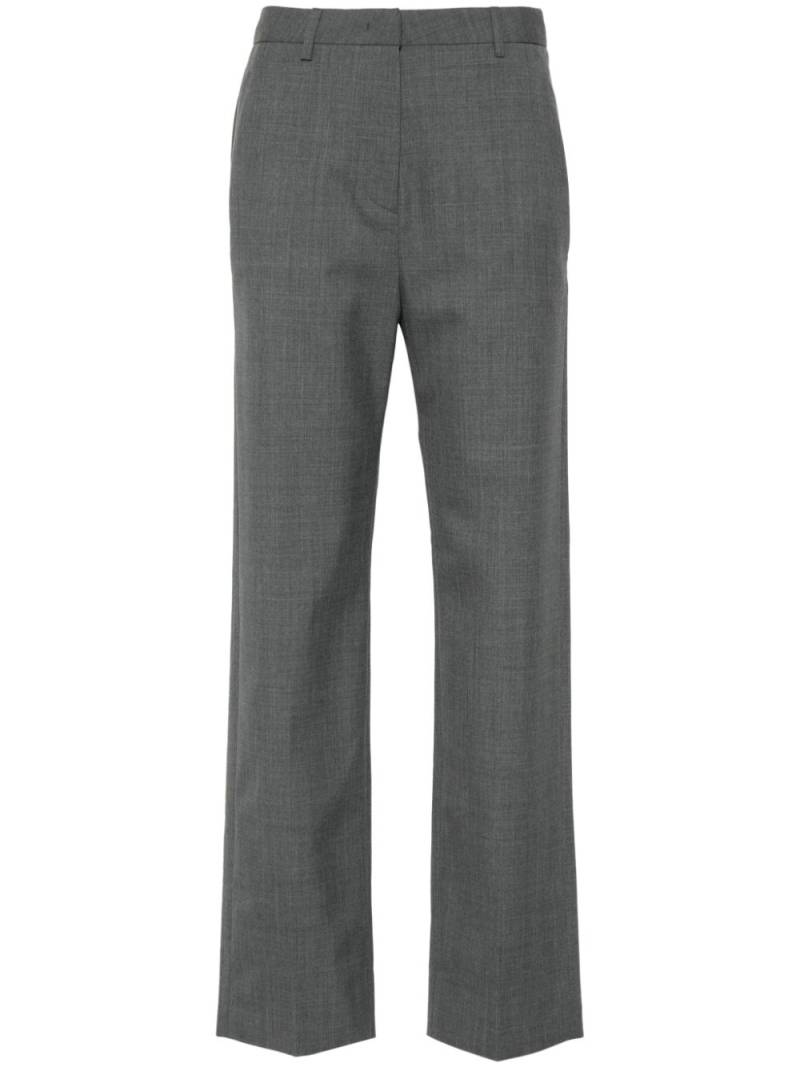 Valentino Garavani virgin-wool straight trousers - Grey von Valentino Garavani