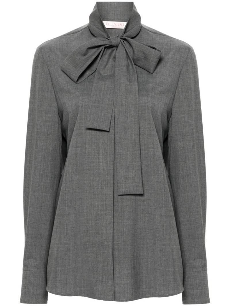 Valentino Garavani wool blouse - Grey von Valentino Garavani