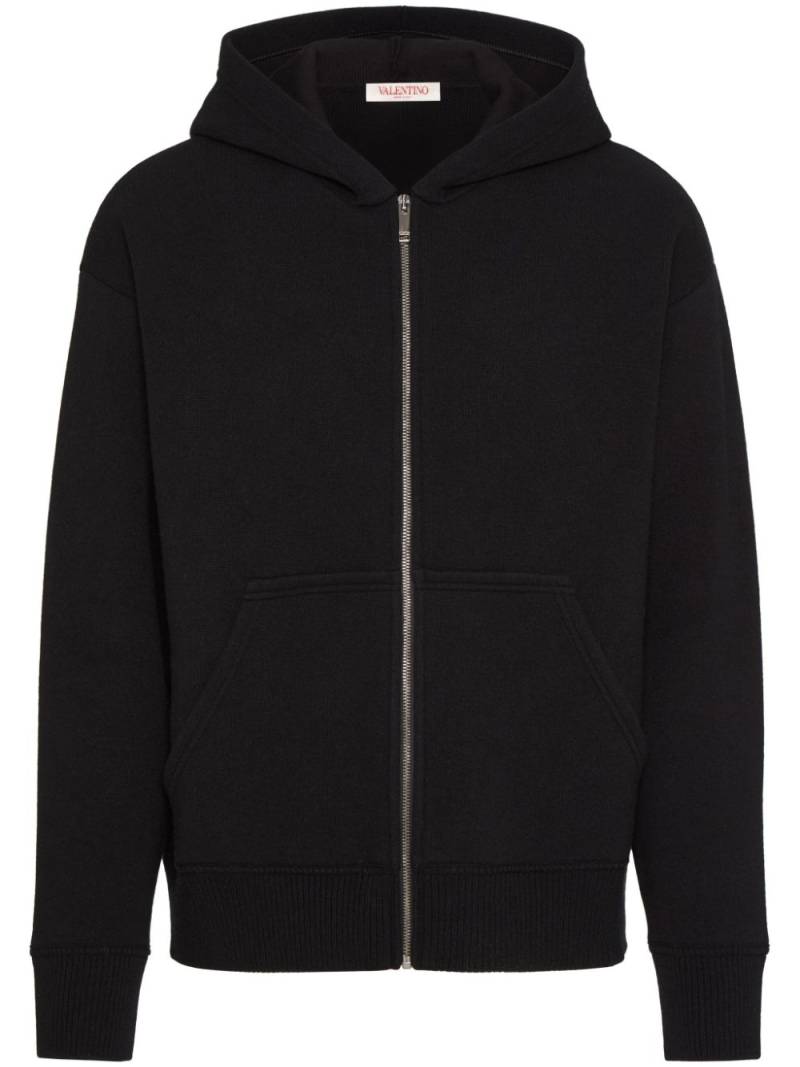 Valentino Garavani zipped hoodie - Black von Valentino Garavani