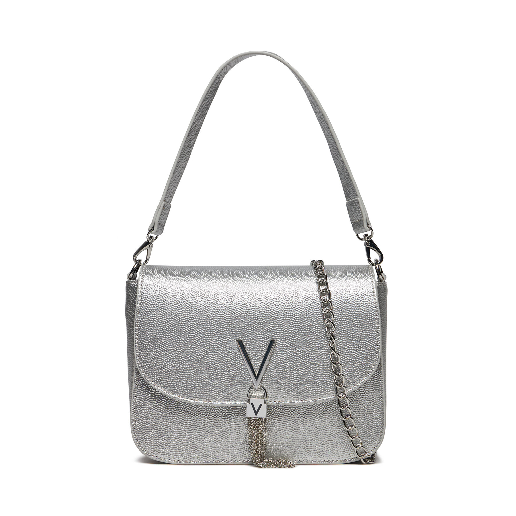 Handtasche Valentino Divina VBS1R404G Silberfarben von Valentino