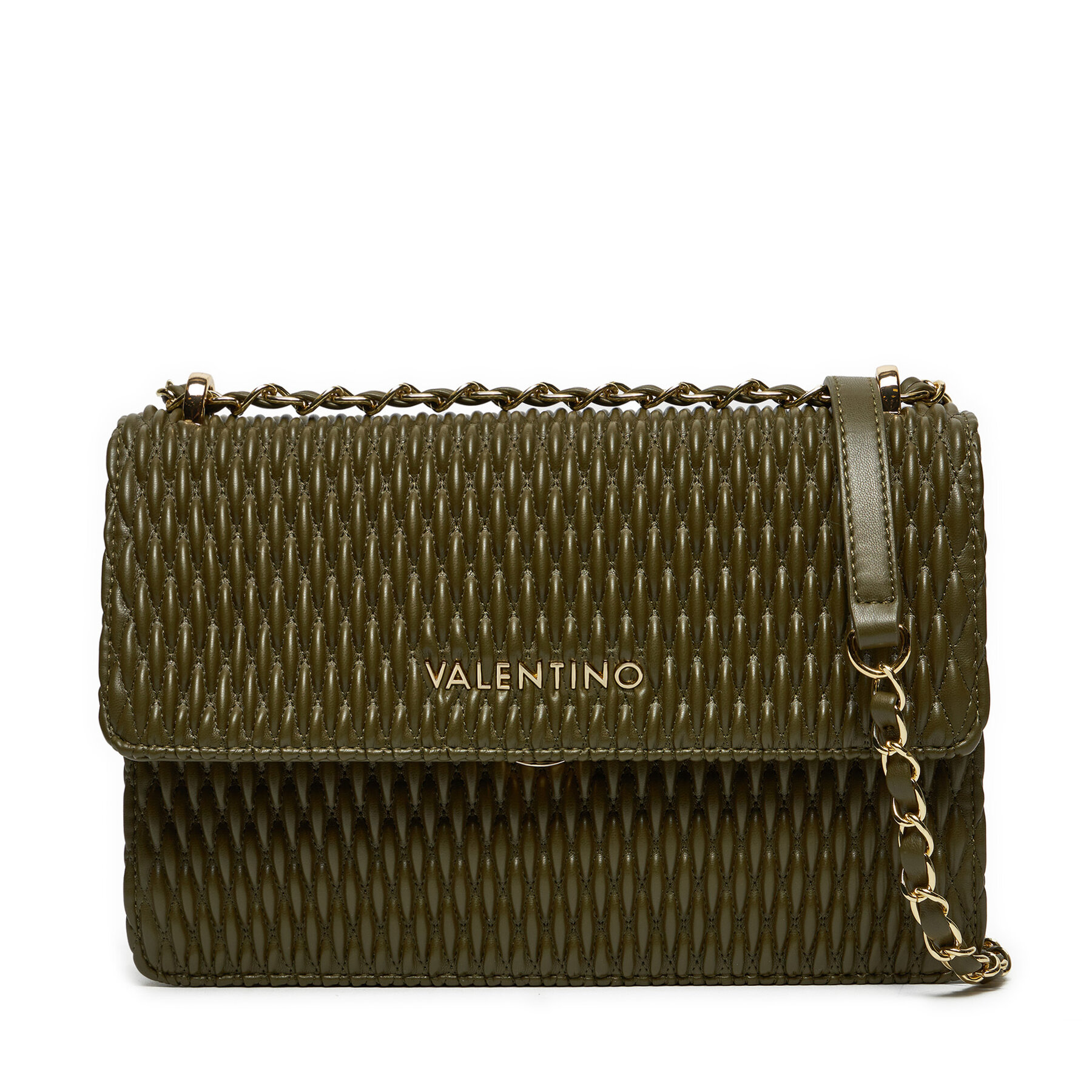 Handtasche Valentino Frequency Re VBS8DA09 Khakifarben von Valentino