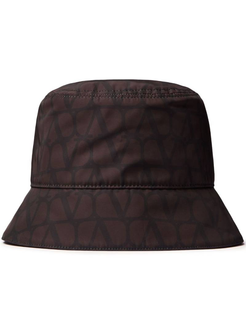 Valentino Garavani Toile Iconographe bucket hat - Brown von Valentino Garavani