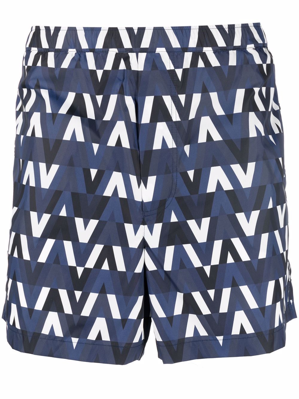 Valentino Garavani V pattern swimming shorts - Blue von Valentino Garavani