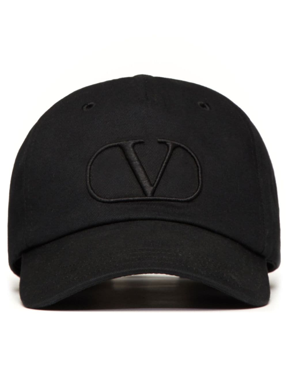 Valentino Garavani VLogo Signature baseball cap - Black von Valentino Garavani
