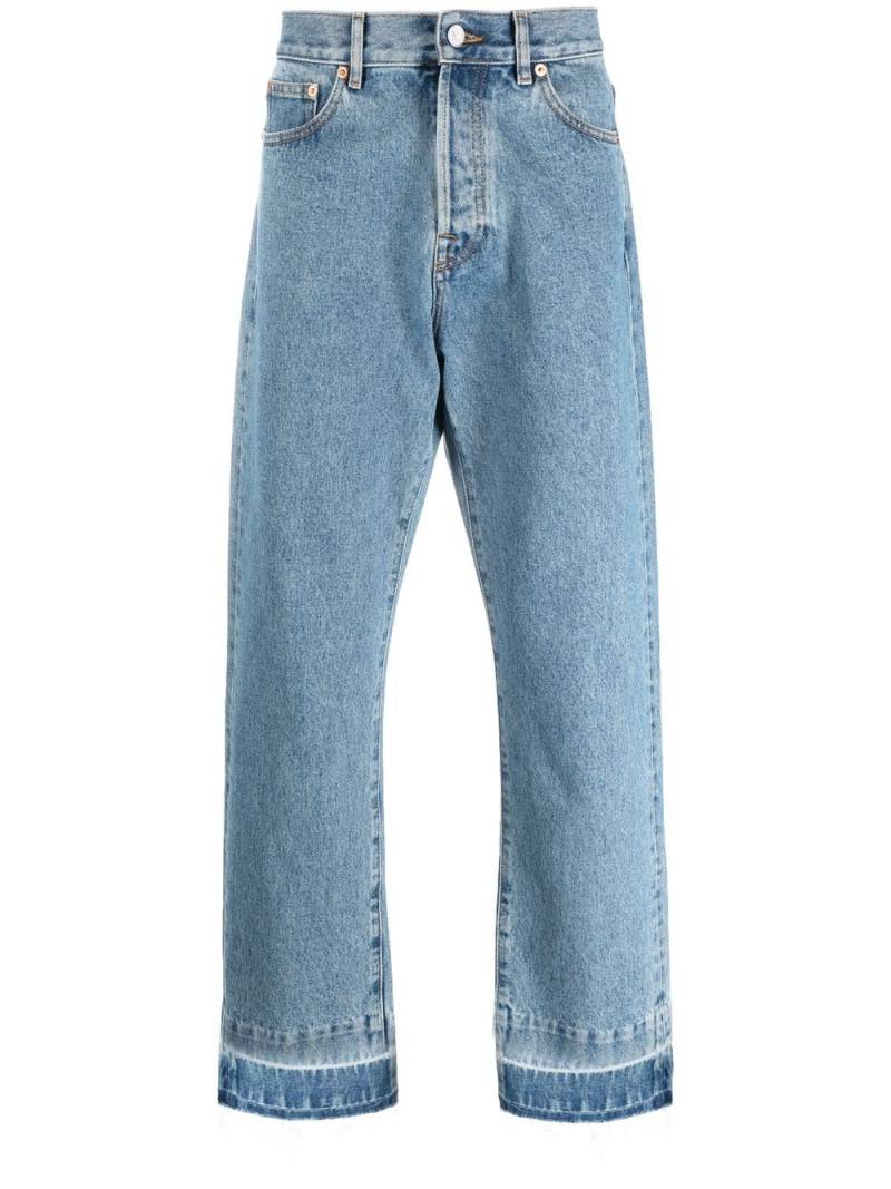 Valentino Garavani VLogo straight-leg jeans - Blue von Valentino Garavani