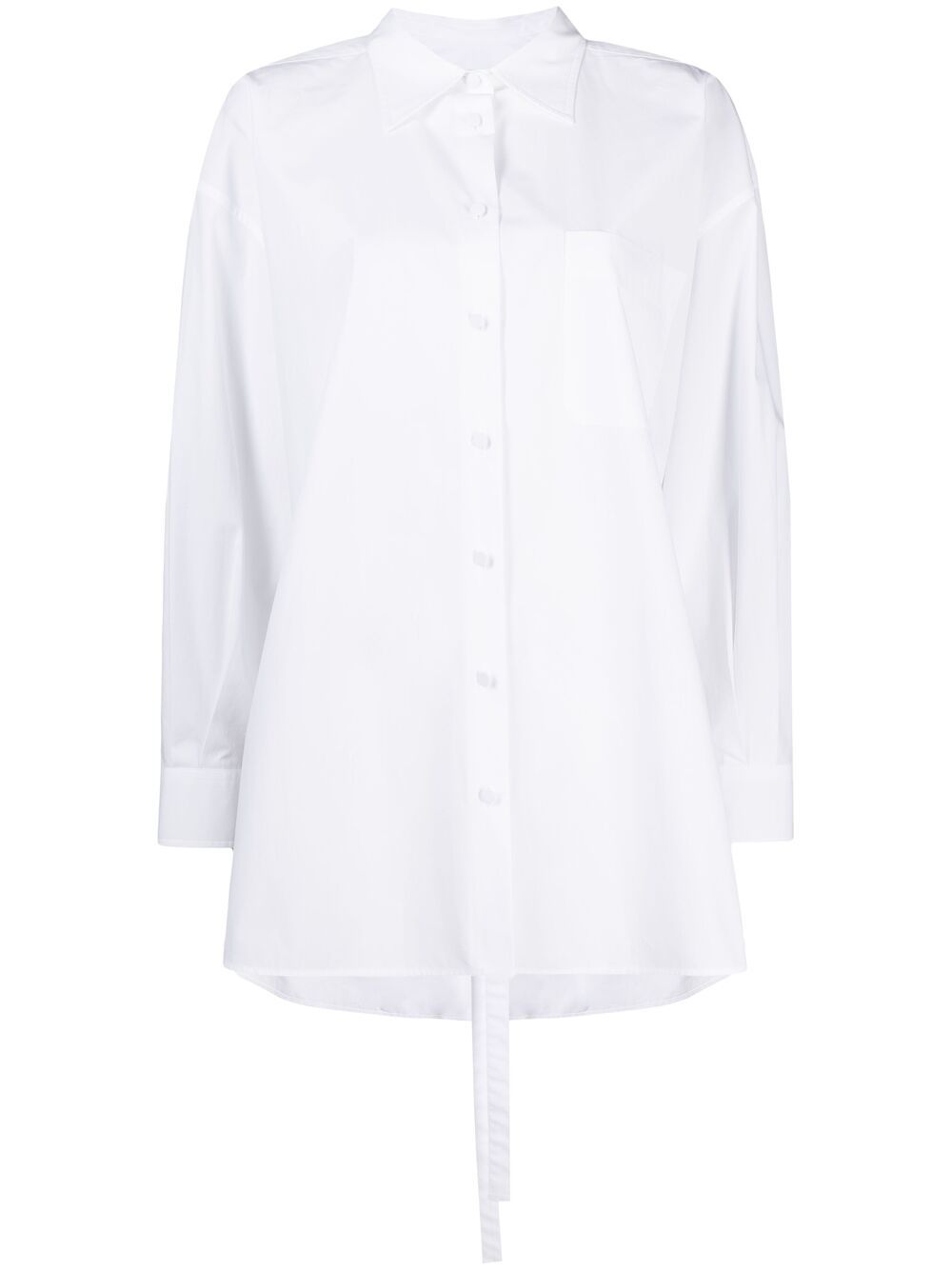 Valentino Garavani cape-style buttoned shirt - White von Valentino Garavani