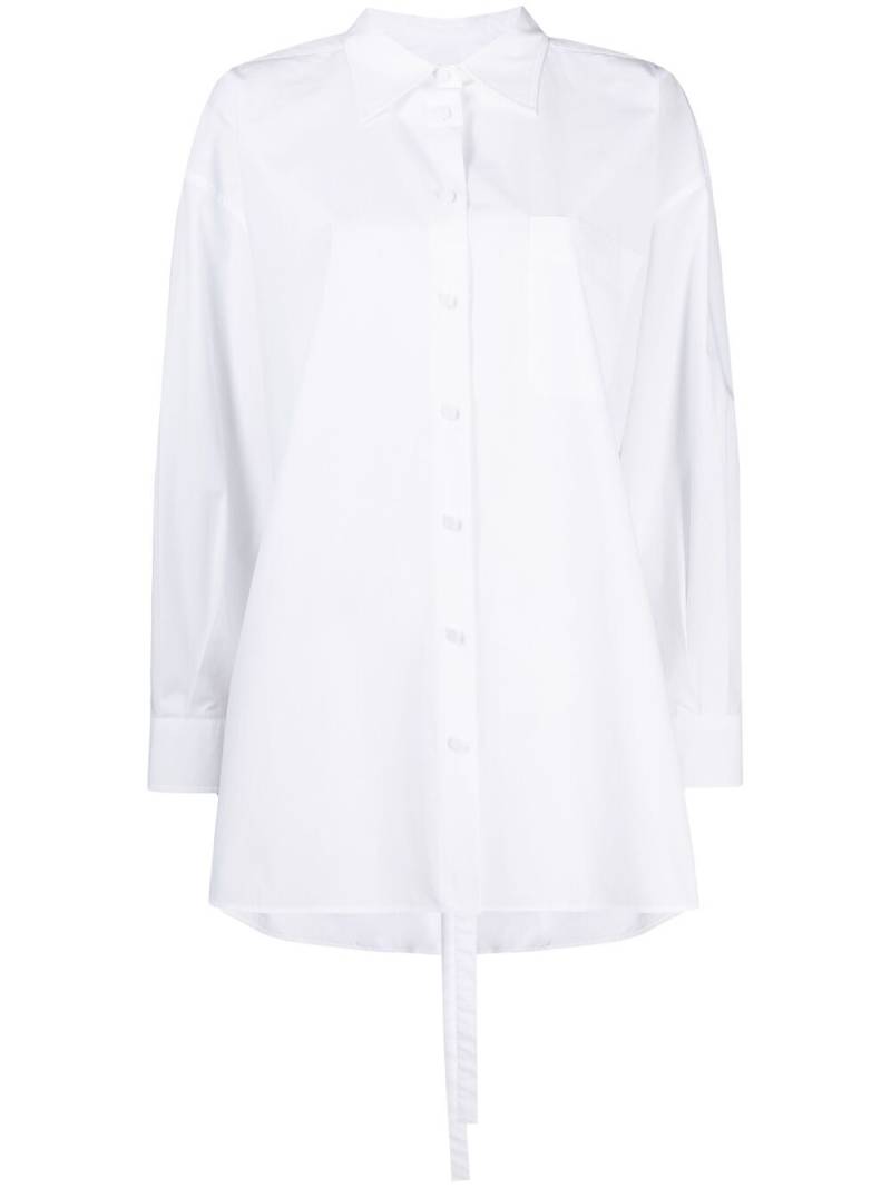 Valentino Garavani cape-style buttoned shirt - White von Valentino Garavani