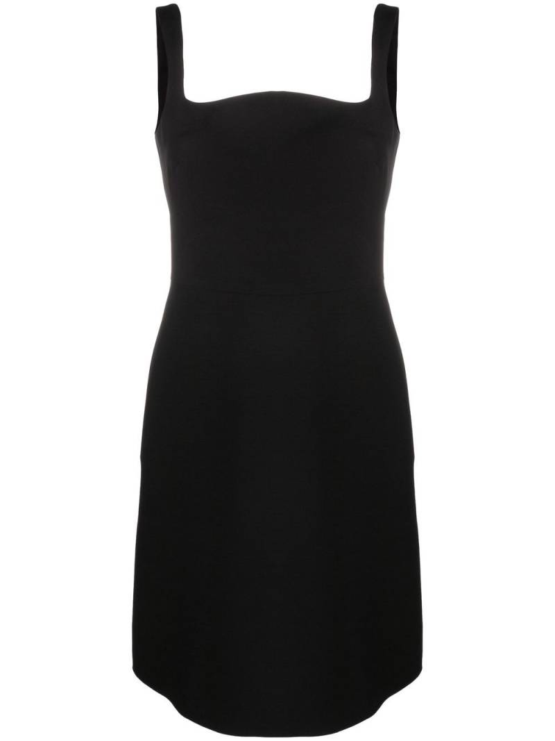 Valentino Garavani curved sleeveless dress - Black von Valentino Garavani