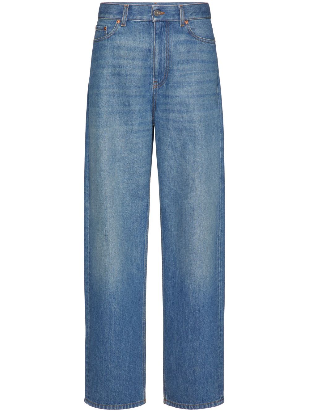 Valentino Garavani high-rise wide-leg jeans - Blue von Valentino Garavani