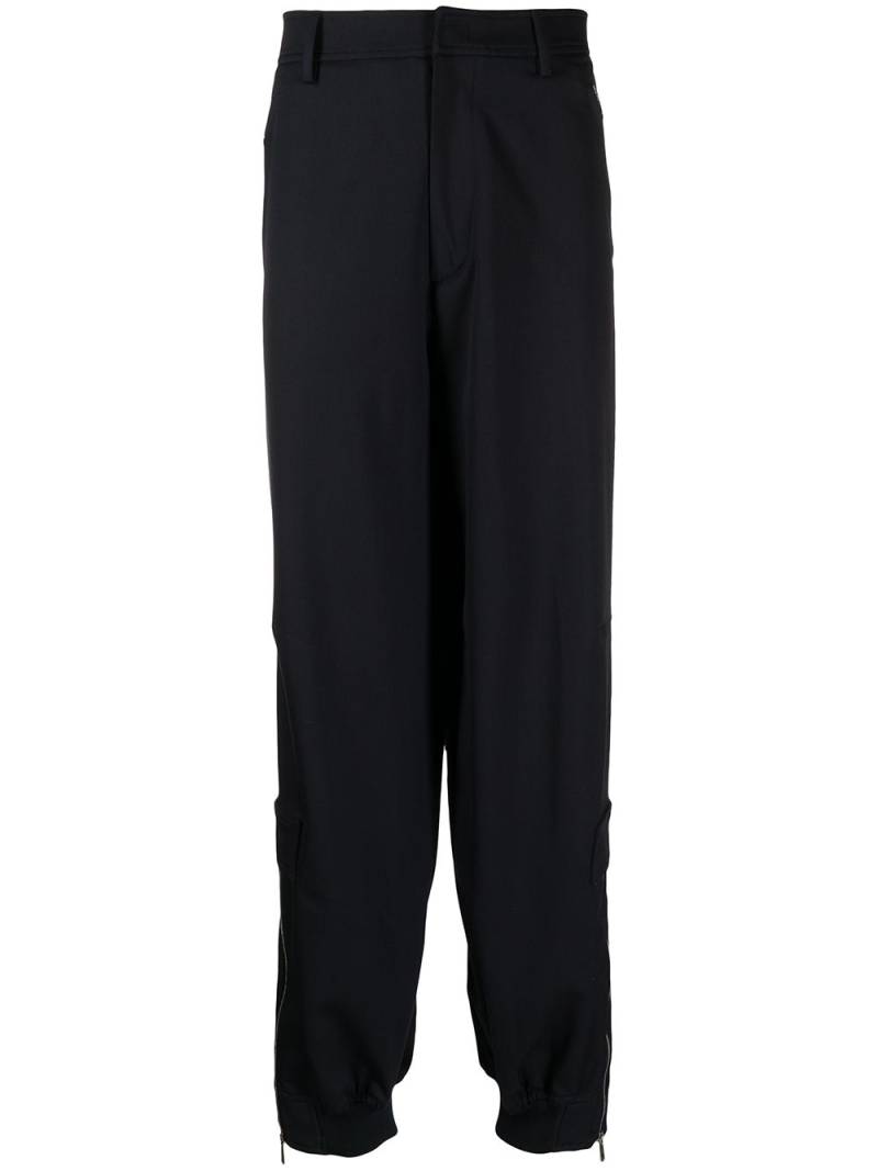 Valentino Garavani logo-embroidered track pants - Blue von Valentino Garavani