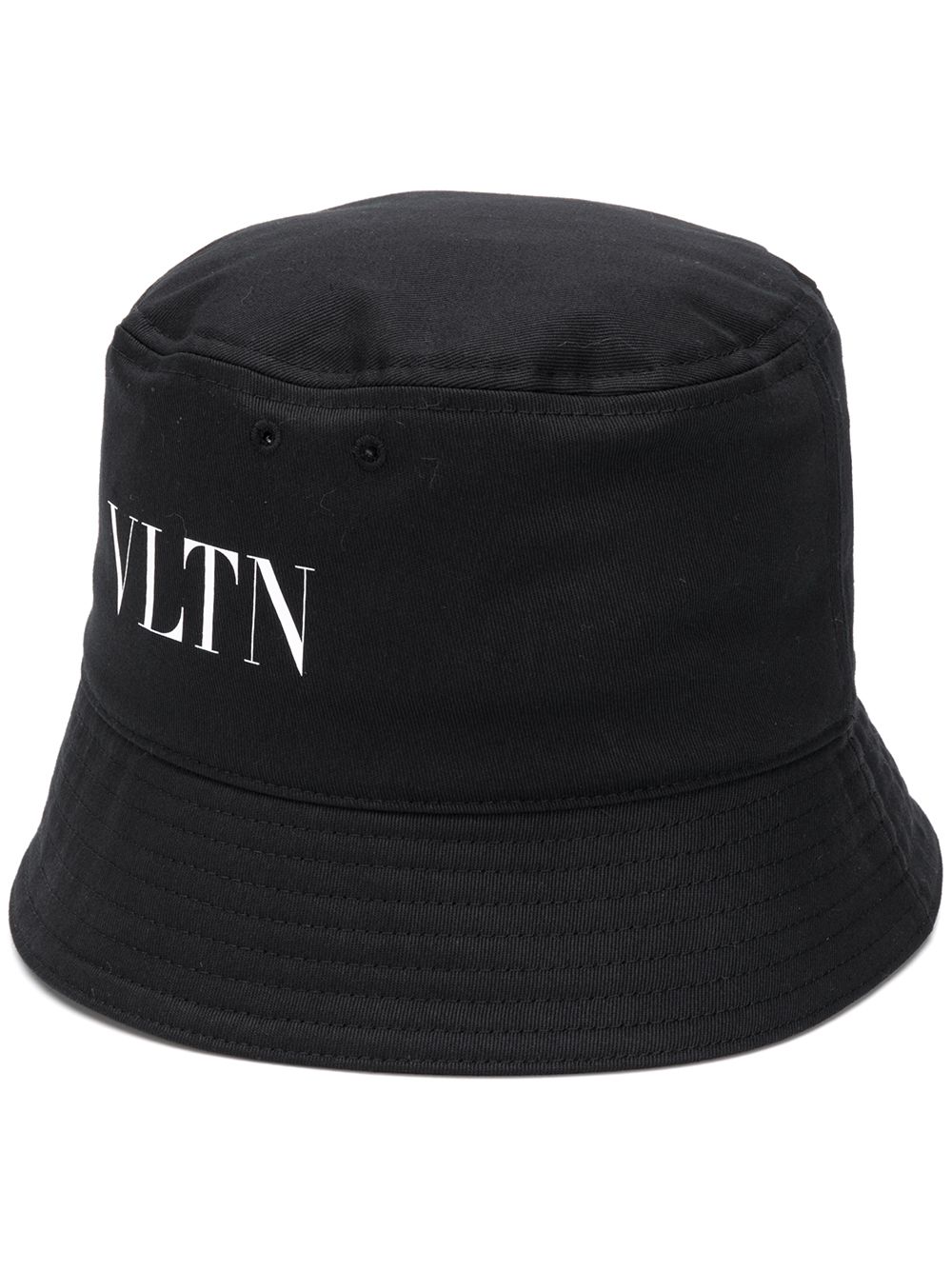 Valentino Garavani logo-print bucket hat - Black von Valentino Garavani