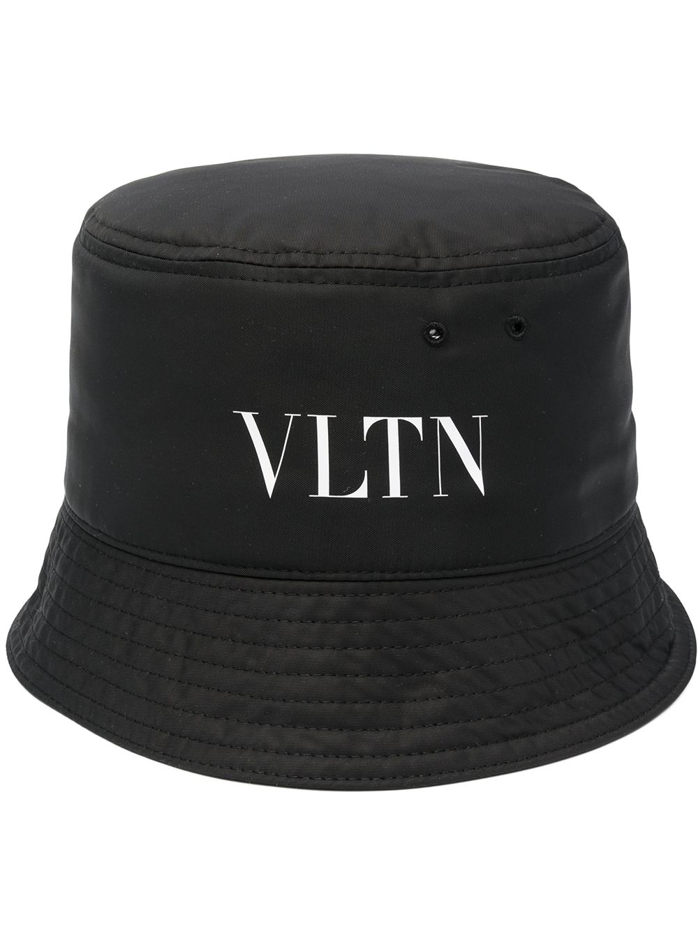 Valentino Garavani logo print bucket hat - Black von Valentino Garavani