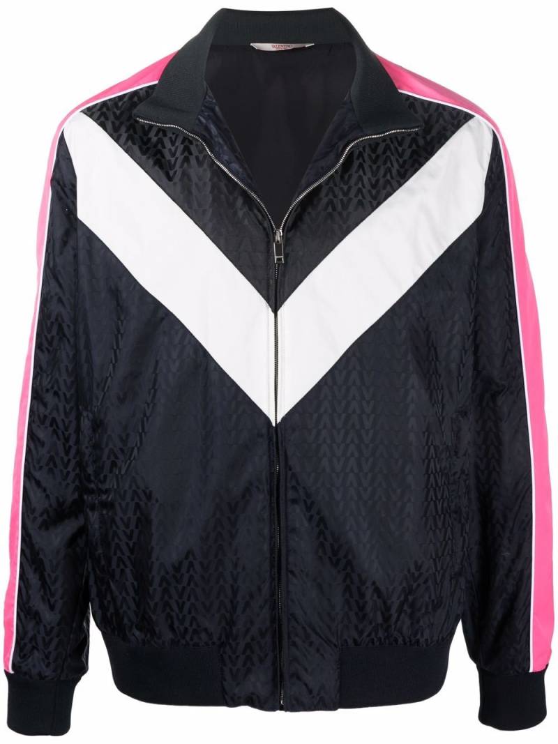 Valentino Garavani logo track jacket - Blue von Valentino Garavani