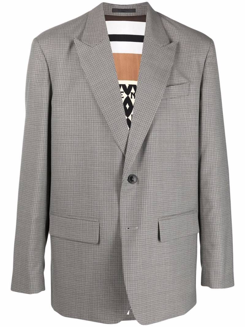 Valentino Garavani peak-lapel single-breasted blazer - Grey von Valentino Garavani