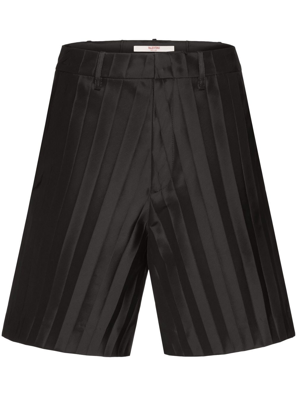Valentino Garavani pleated tailored shorts - Black von Valentino Garavani