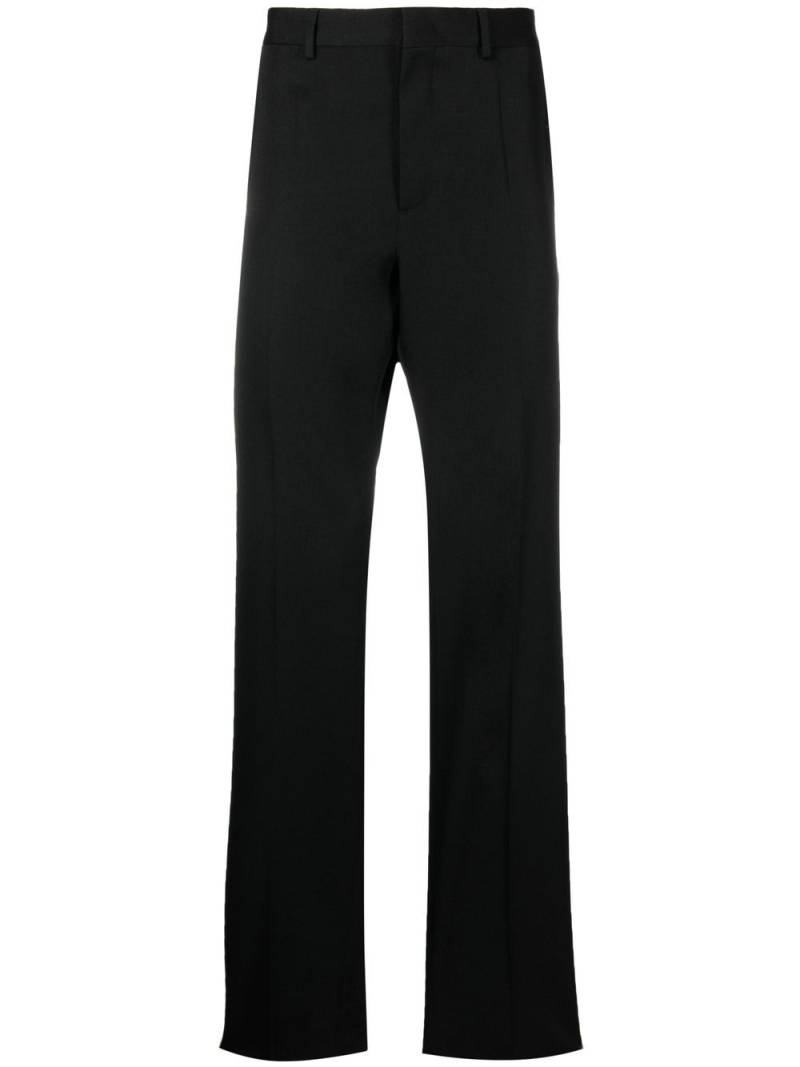 Valentino Garavani pressed-crease four-pocket tailored trousers - Black von Valentino Garavani