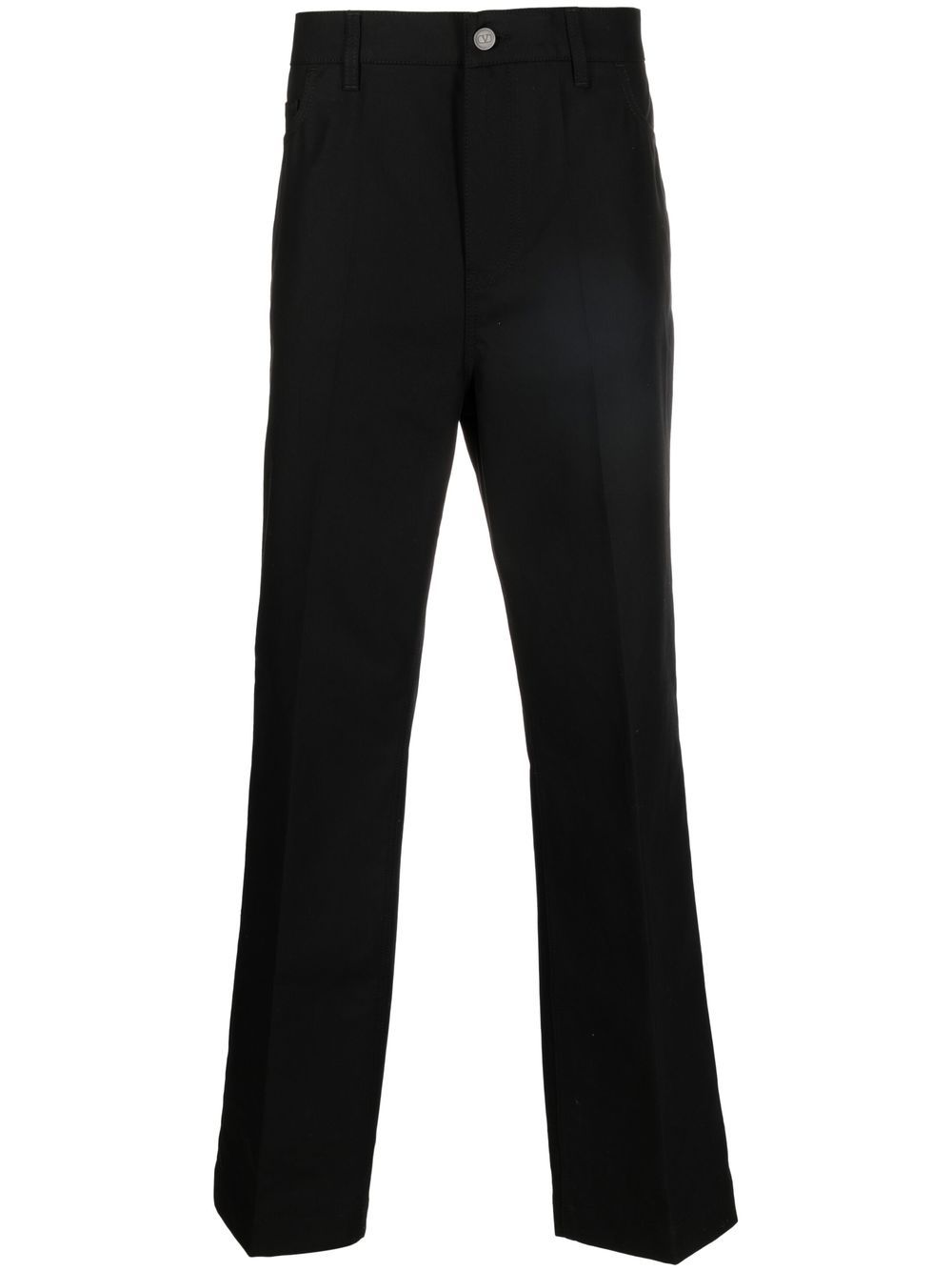 Valentino Garavani wide-leg tonal-stitch trousers - Black von Valentino Garavani