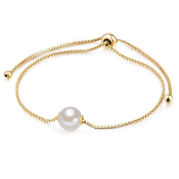 Armband Damen Gold 22cm von Valero Pearls