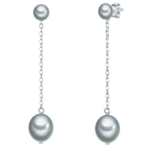 Perlen-ohrstecker Damen Silber 52mm von Valero Pearls