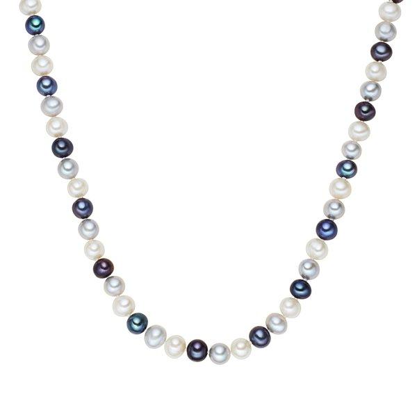 Perlen-kette Damen Multicolor 40cm von Valero Pearls