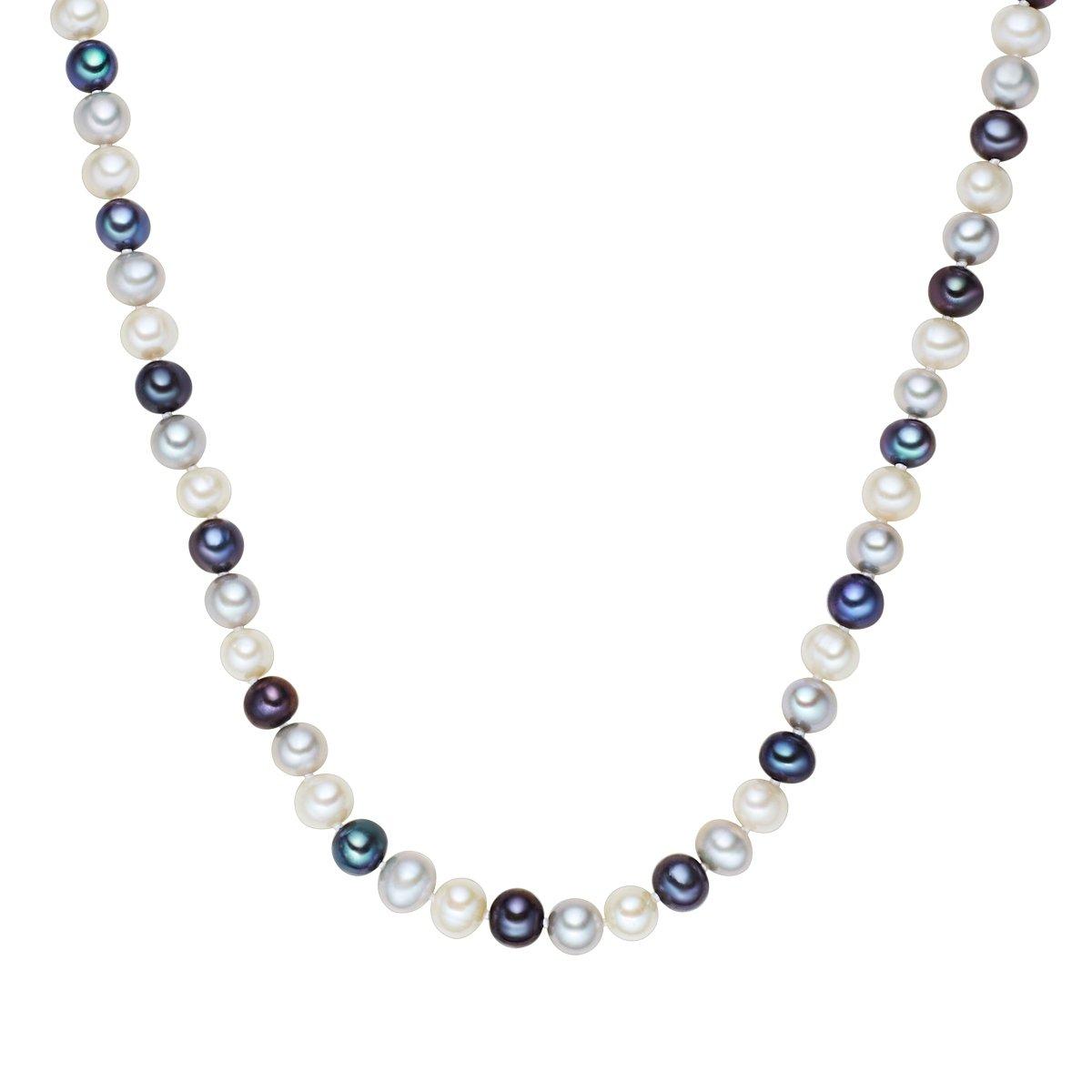 Perlen-kette Damen Multicolor 42cm von Valero Pearls