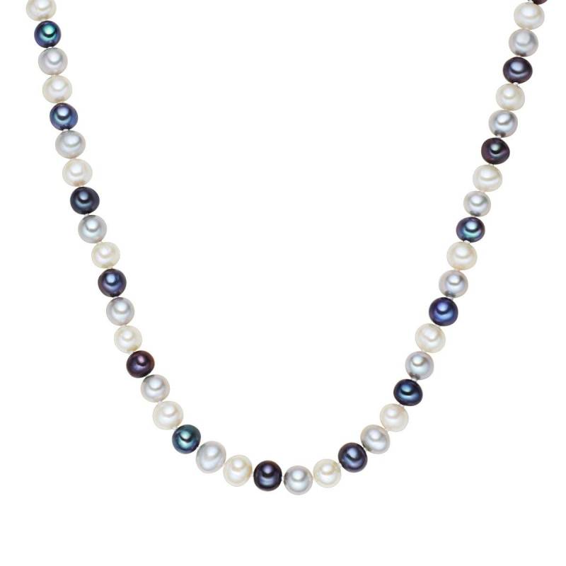 Perlen-kette Damen Multicolor 70 CM von Valero Pearls