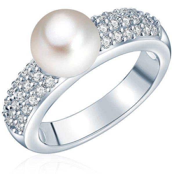 Perlen-ring Damen Silber 52 von Valero Pearls