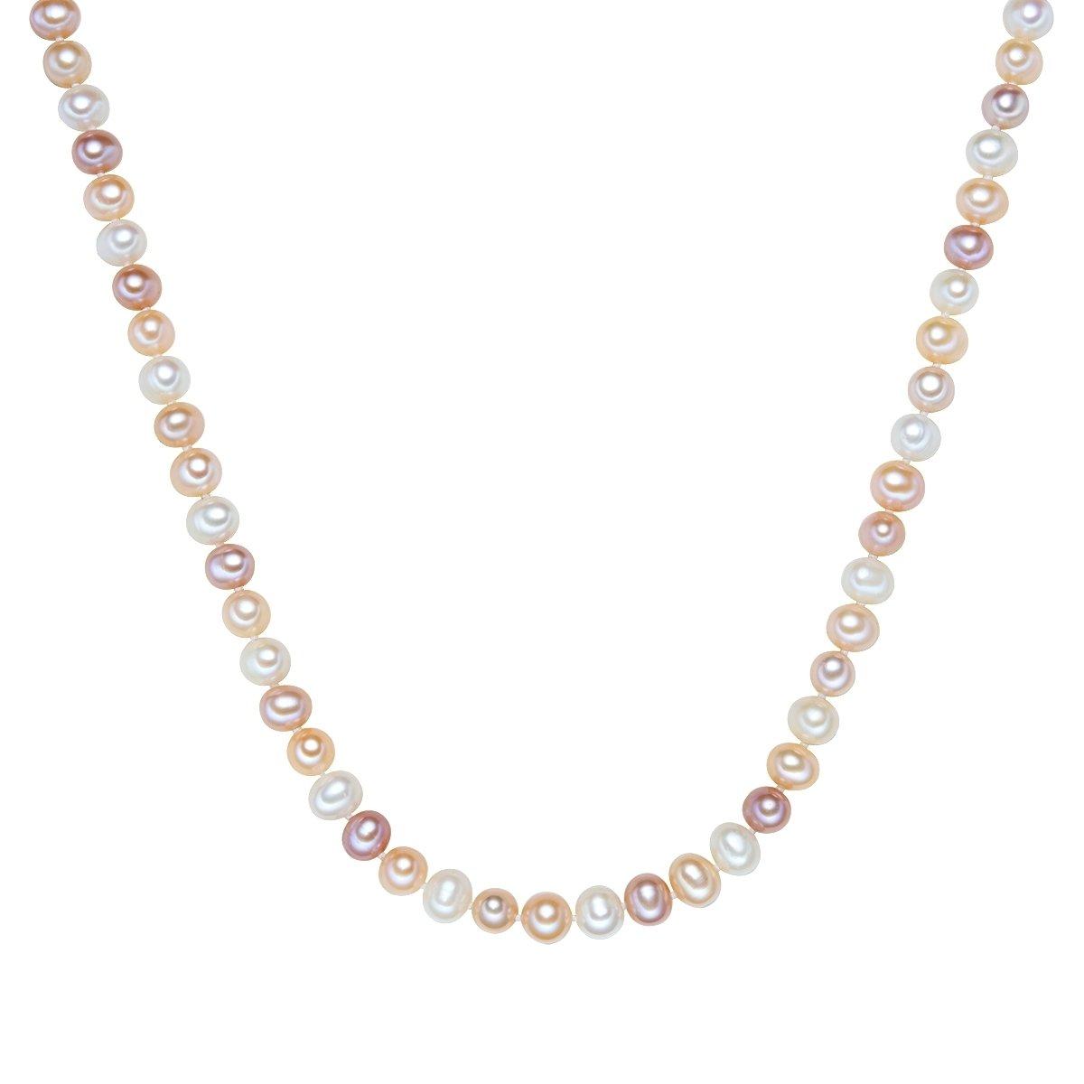 Perlenkette Damen Multicolor 40cm von Valero Pearls