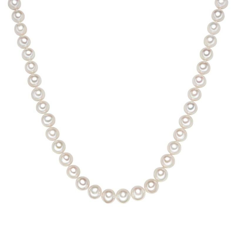 Perlenkette Damen Weiss 70 CM von Valero Pearls