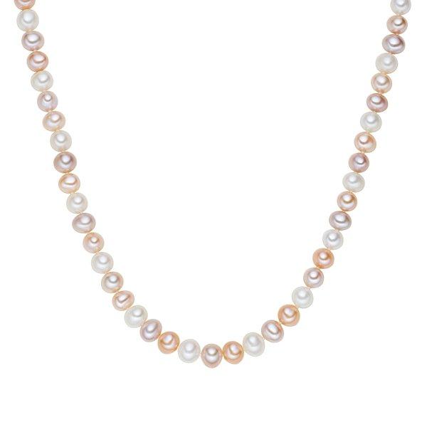 Perlen-kette Damen Multicolor 40cm von Valero Pearls