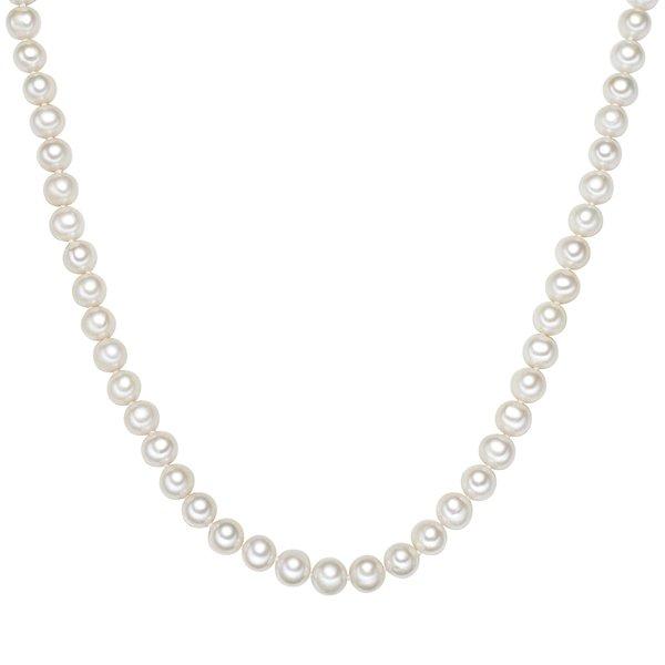 Perlen-kette Damen Weiss 43cm von Valero Pearls