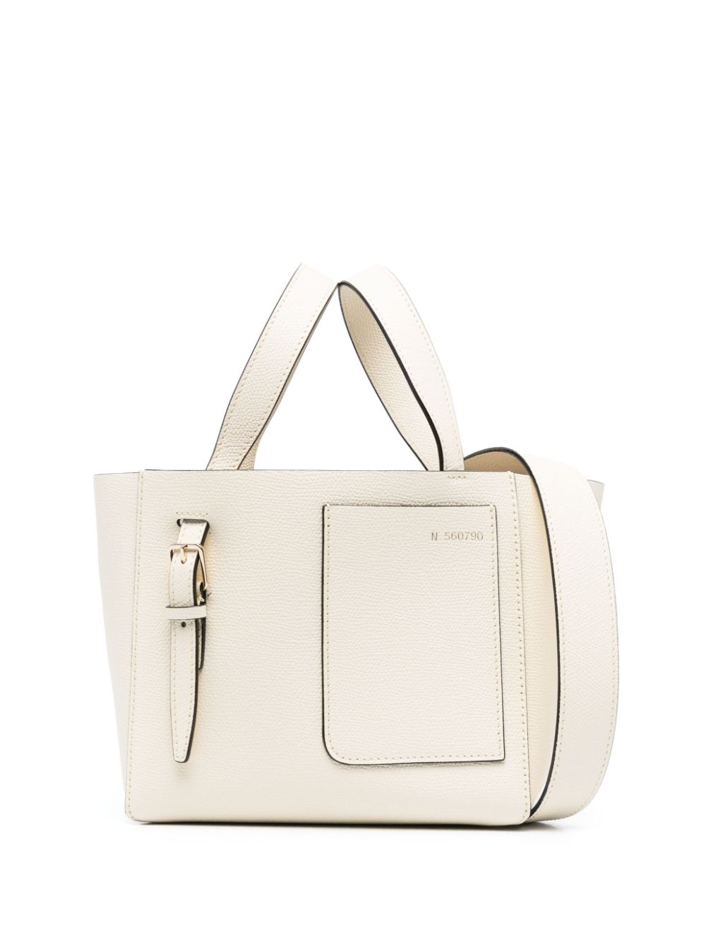 Valextra Bucket crossbody micro tote bag - White von Valextra