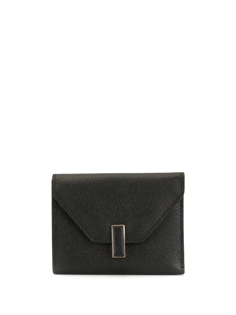 Valextra Iside pebbled wallet - Black von Valextra