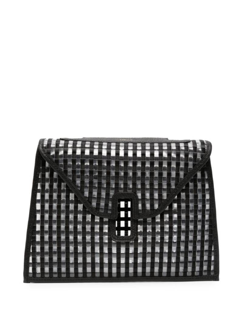 Valextra Iside woven internal bag - Black von Valextra