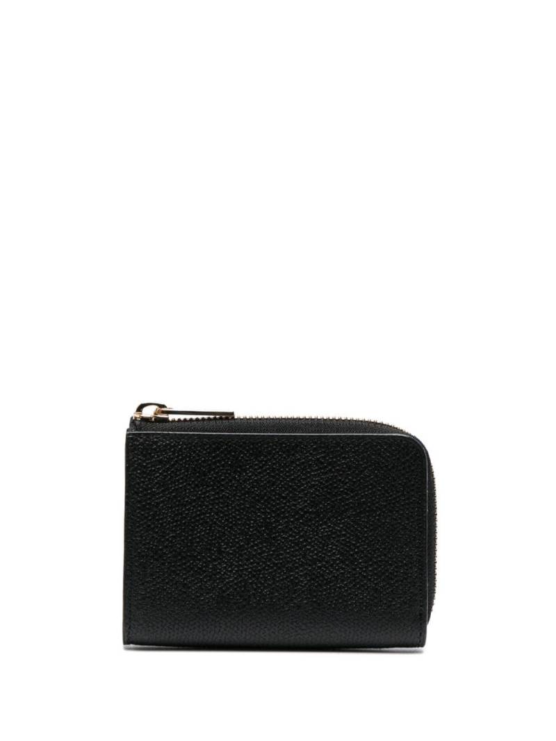 Valextra Key Holder zip-around wallet - Black von Valextra