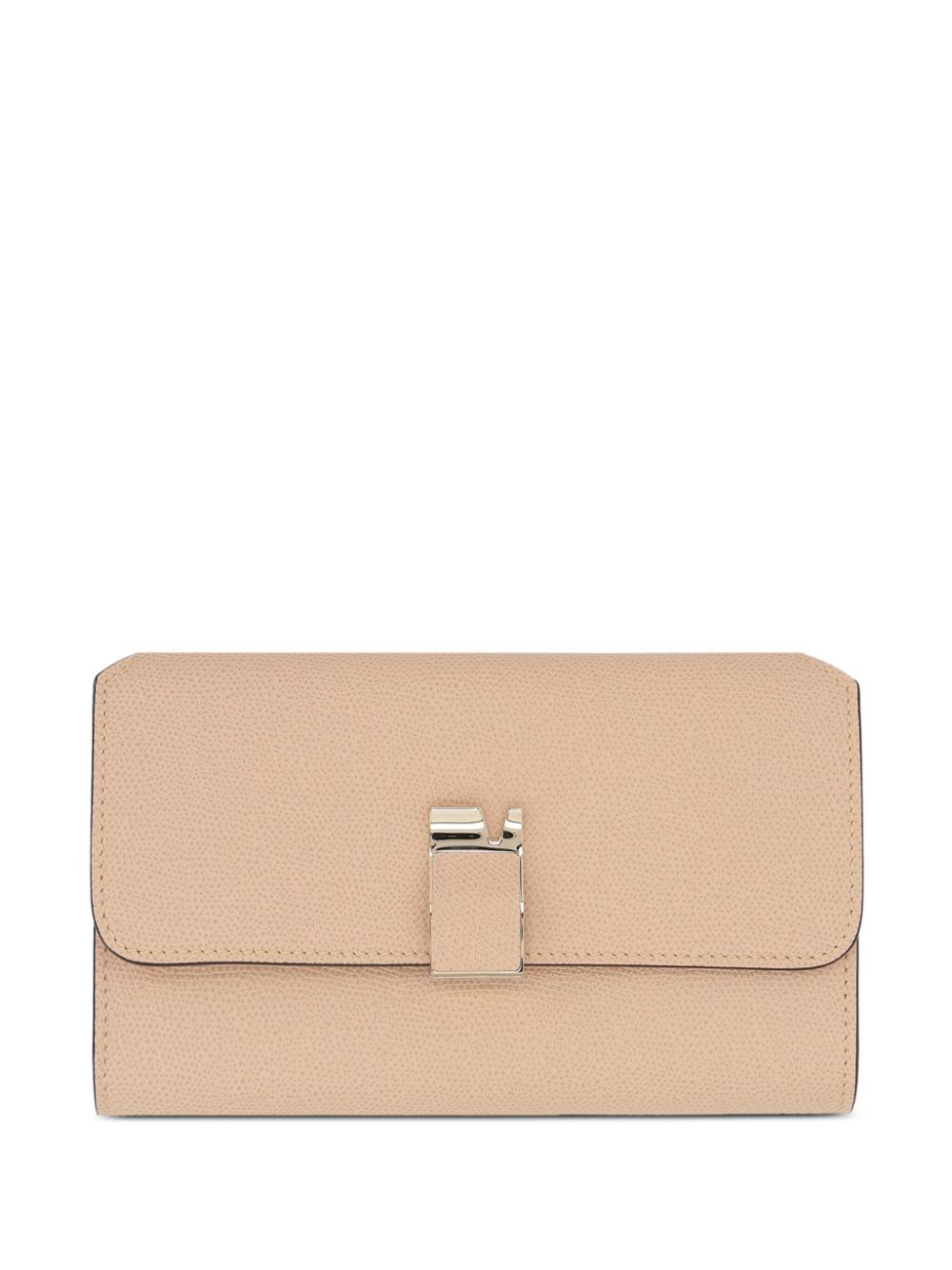 Valextra NoLo pebble-texture leather clutch bag - Neutrals von Valextra