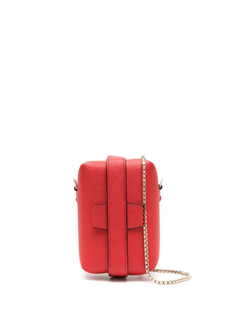 Valextra Tric Trac folded-design leather mini bag - Red von Valextra